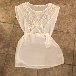 Ya (boutique) white blouse